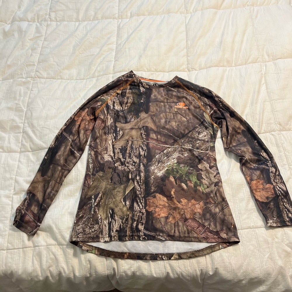 Breathable camo hunting shirt